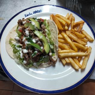 Tapa De Taco Mexicano De Ternera O Pollo