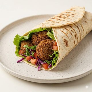 Piadina falafel