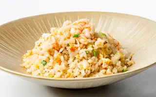 Arroz Gambas Y Verduras