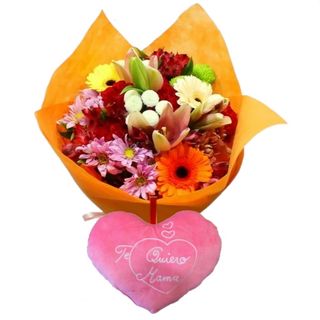 RAMO PRIMAVERAL MAMÁ(corazón tqmamá)