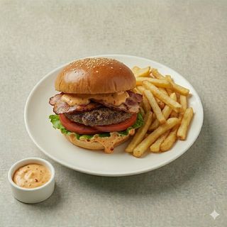 Hamburguesa de bacon