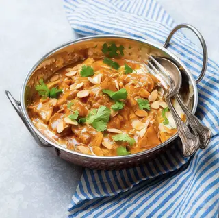 Salmón korma