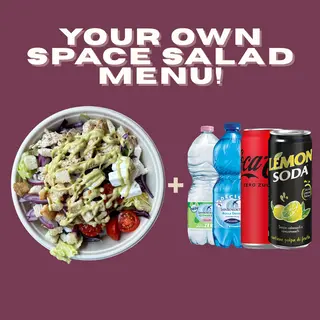Componi la tua Space Salad - MENU' PRANZO COMPLETO