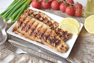 Филе скумбрии гриль