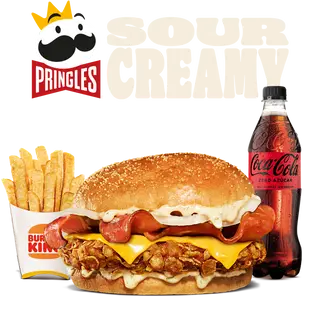 Menú Pringles Sour Creamy Pollo Grande