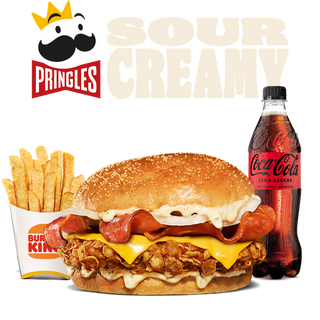 Menú Pringles Sour Creamy Pollo Grande