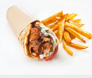 Menú Kebab Solo Carne De Pollo (Grande)