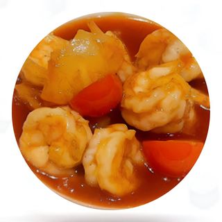 56. Gamberi in salsa agrodolce