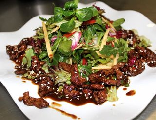 Теплый салат