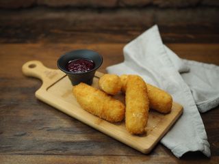 შემწვარი სულგუნი / Fried suluguni