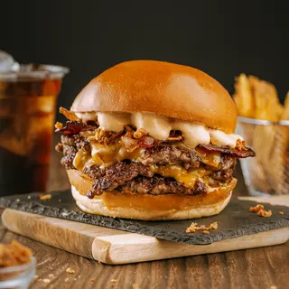 Burger de pollo Smash