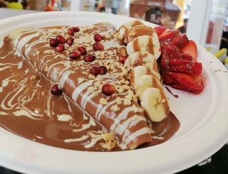 Crepa cu ciocolata belgiana, Capsuni & Banane 