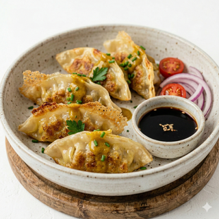 Gyozas Al Curry