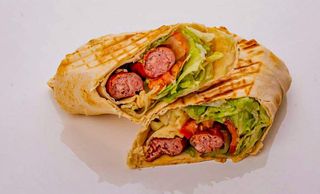 Лаваш з ковбаскою L