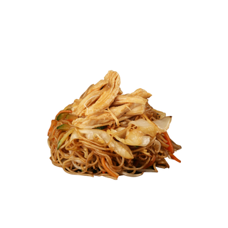 59. Spaghetti di riso con pollo