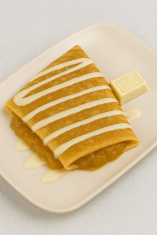 Slatka palačinka jabuka, orah, cimet