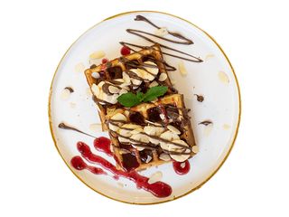 Вафля з шоколадом та бананом (270g)