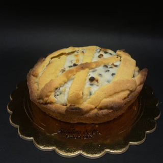 Torta ricotta e gocce di cioccolato