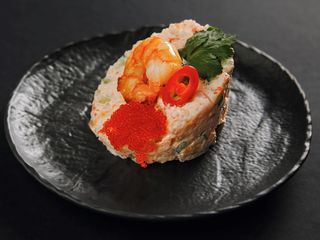 ТАРТАР З КРЕВЕТКИ ТА ОГІРКОМ (130g)