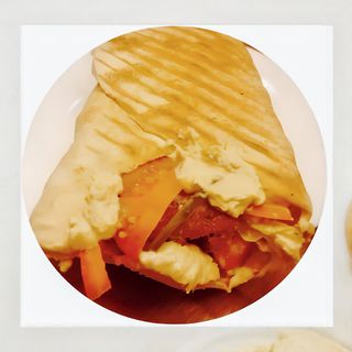 Falafel z baba ghanouz