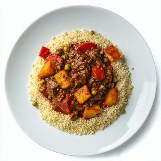 Cous Cous con Spezzatino e Verdure