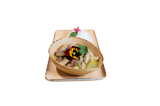 Pollo al curry verde