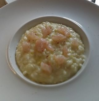 Risotto cacio e pepe