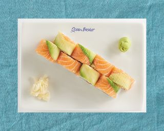 Rainbow Rolls  - 8 Pieces - Salmon & Avocado