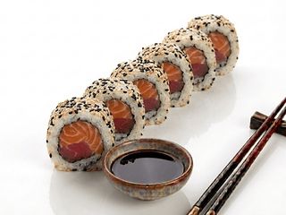 Uramaki fitnes losos tuna 5 szt (190g)