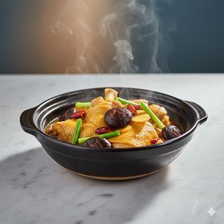 61 - Pollo giallo in pentola 锅仔三黄鸡