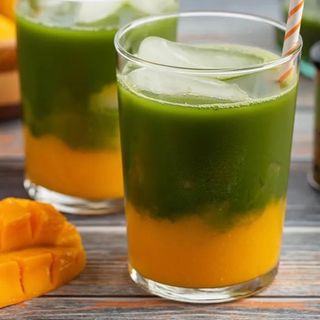 Iced Mango con Matcha