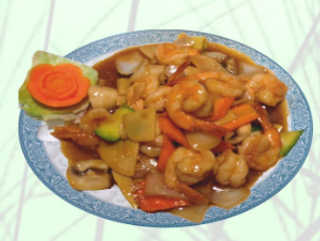 78. Gambas Con Salsa De Ostras