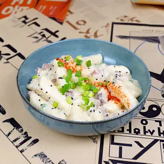 Tteokbokki carbonara