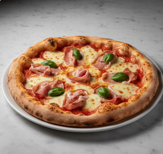 Pizza De Jamón De Pavo (Mediana)