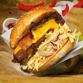 Burger Crocchè + Coca-Cola Zero Zuccheri lattina 330ml