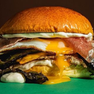 Burger Smash De Pollo Serranito