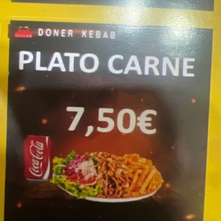 Menú Plato Con Carne Mixto