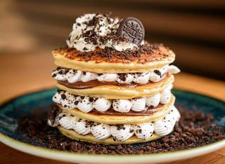 Американска палачинка Нутела, сметана и орео (280г)