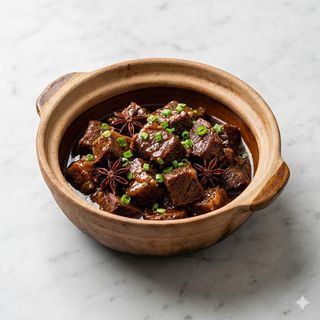 Manzo stufato in salsa di soia