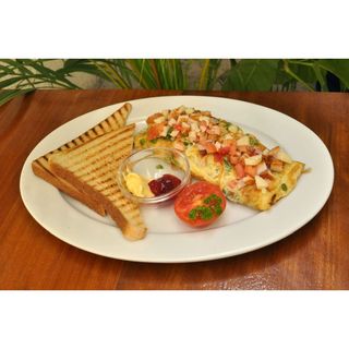 Chicken Fajita Omelette