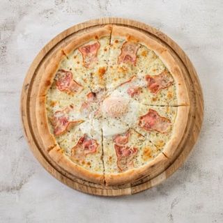 pizza carbonara (familiar)