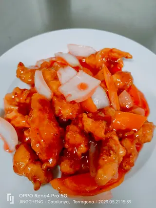 64, Pollo Agridulce