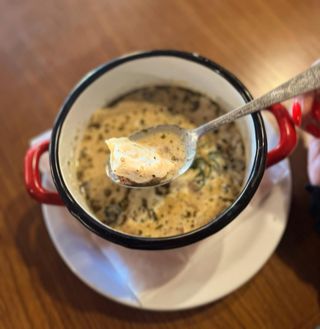 Żurek na zakwasie ze śmietaną