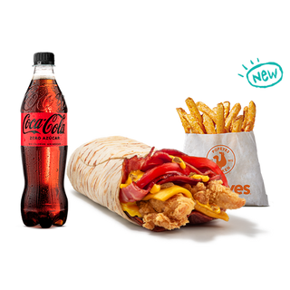 Chicken BBQ Combo Wrap