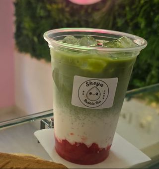 Té con matcha y fresa (M)