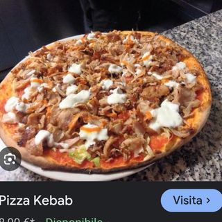 Kebab pizza kebab
