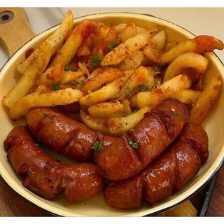 Chips and Sausages