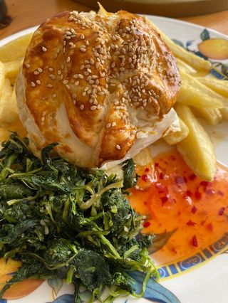 Folhado de Frango com Agridoce (1 Pessoa)