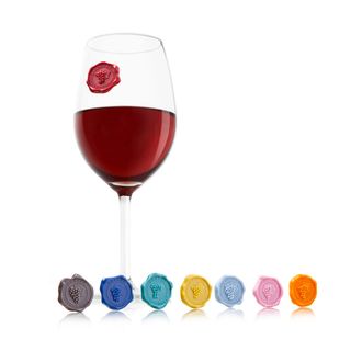 Marcadores de Copas Clásicos 8Uds Vacu Vin