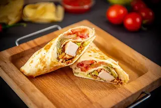 Mini crispy wrap